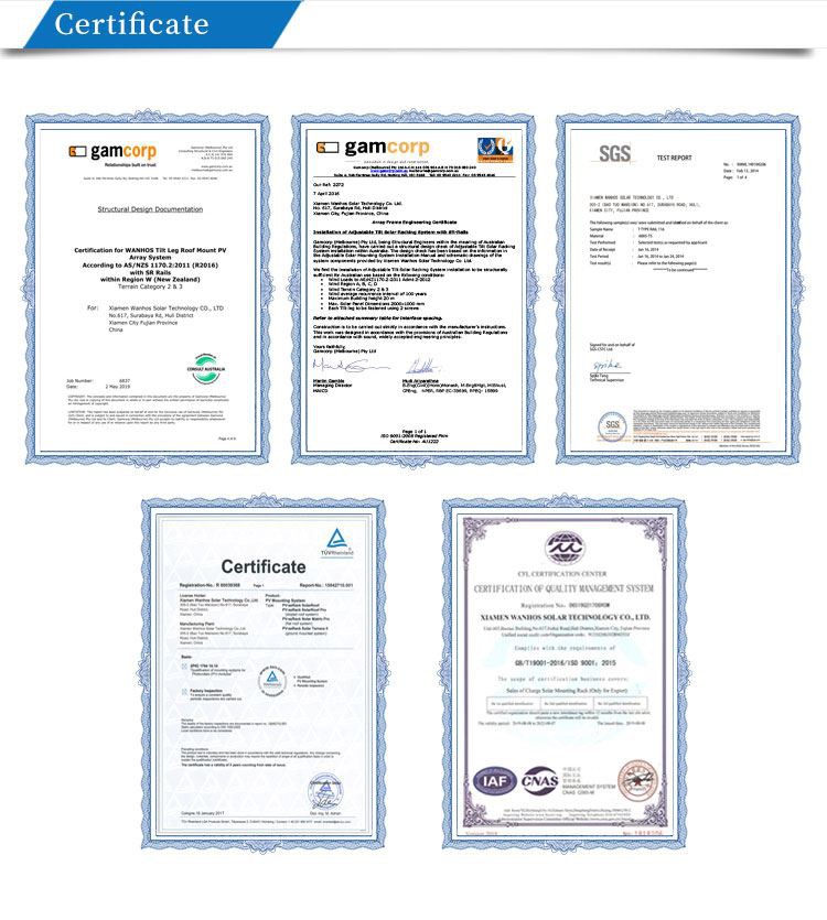 certificate of solar ground piece certificate of solar ground piece