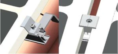 Изготовленные на заказ зажимы для монтажа на солнечной панели