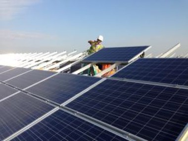 Система заземления солнечной батареи