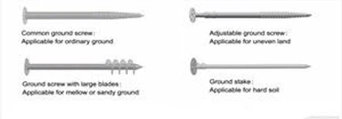 Наземные винты для солнечной монтажной системы