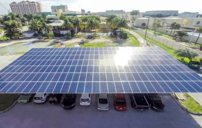 Parking Lot Solar Structures Project Reference