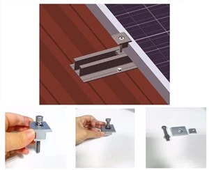 Средние зажимы солнечных панелей